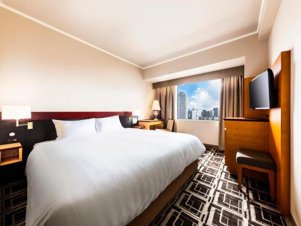 Hotel Hanshin Osaka : photo 1 de la chambre moderate double room - non-smoking (180cm 1bed)