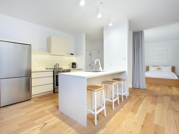 Les Lofts St-François - Par Les Lofts Vieux-Quebec : photo 3 de la chambre loft lit queen-size - sf403