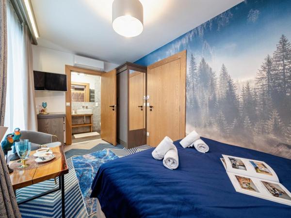 Serce Tatr Residence Zakopane - blisko Krupówek : photo 3 de la chambre chambre double - vue sur montagne