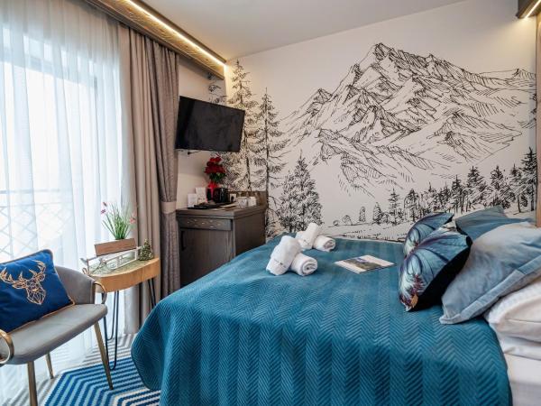 Serce Tatr Residence Zakopane - blisko Krupówek : photo 5 de la chambre chambre double - vue sur montagne