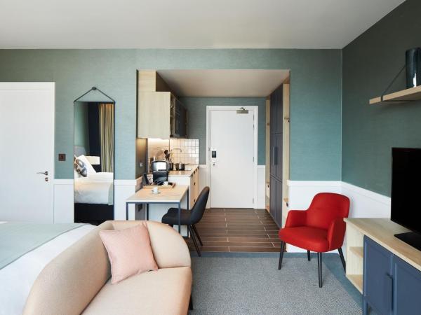 Hyatt House Manchester : photo 3 de la chambre studio queen avec kitchenette
