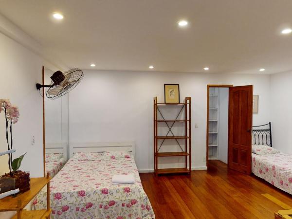 Casa São Conrado : photo 2 de la chambre chambre triple Économique avec salle de bains commune