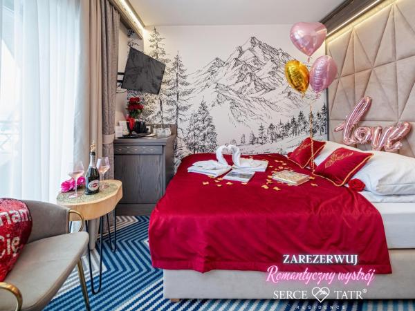 Serce Tatr Residence Zakopane - blisko Krupówek : photo 9 de la chambre chambre double - vue sur montagne