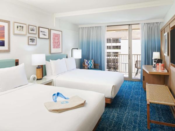OUTRIGGER Reef Waikiki Beach Resort : photo 6 de la chambre hébergement 2 lit queen-size tour océan - vue sur océan