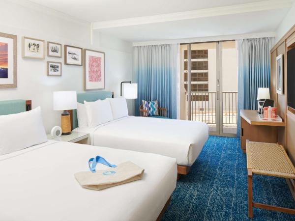 OUTRIGGER Reef Waikiki Beach Resort : photo 4 de la chambre hébergement 2 lit queen-size tour océan - vue sur océan