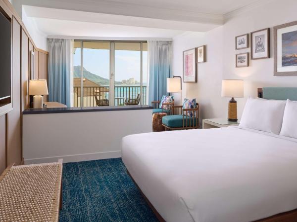 OUTRIGGER Reef Waikiki Beach Resort : photo 2 de la chambre hébergement 1 lit king-size tour océan - vue sur océan