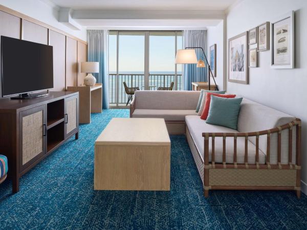 OUTRIGGER Reef Waikiki Beach Resort : photo 7 de la chambre suite club lit king-size - côté océan