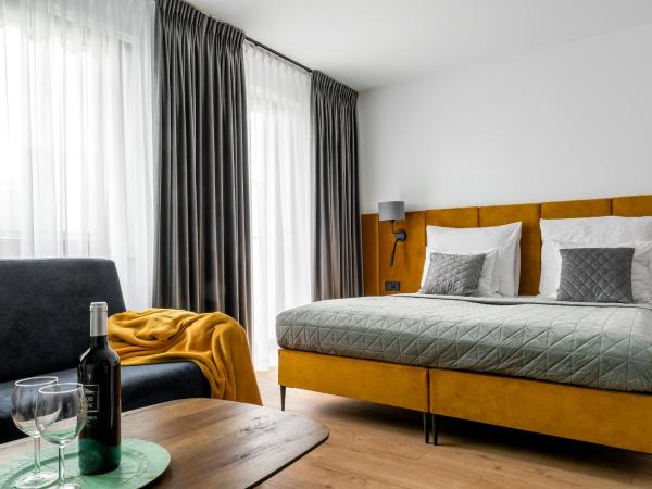 Aparthotel InPoint Cracow G15 - Free Underground Parking : photo 1 de la chambre studio avec balcon 