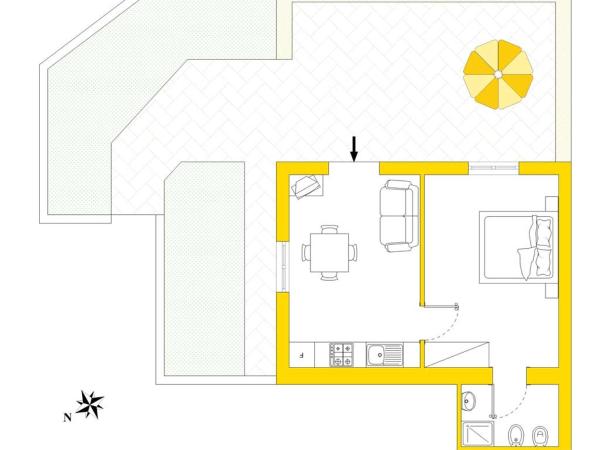 Agriturismo Il Vecchio Mandorlo : photo 9 de la chambre appartement 1 chambre supérieur avec patio