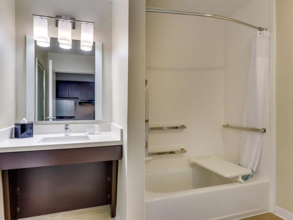 TownePlace Suites Houston I-10 East : photo 9 de la chambre studio avec lit king-size et canapé-lit