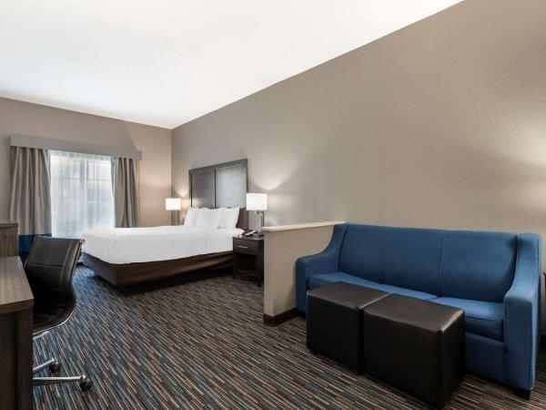 Comfort Inn & Suites Near Medical Center : photo 1 de la chambre suite lit king-size – non-fumeurs