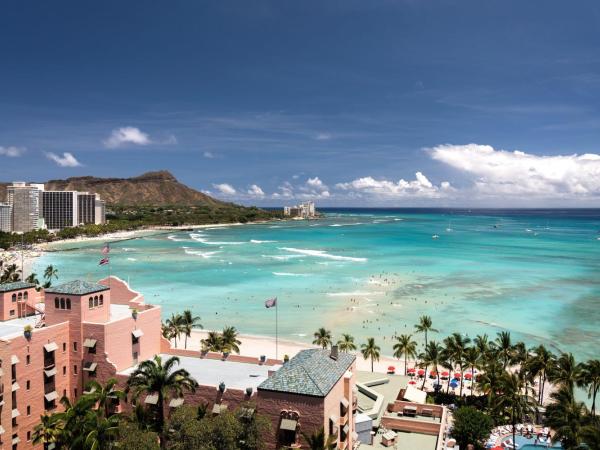 Sheraton Waikiki Beach Resort : photo 2 de la chambre chambre 3 lits doubles de luxe plus spacieuse récemment rénovée - côté océan