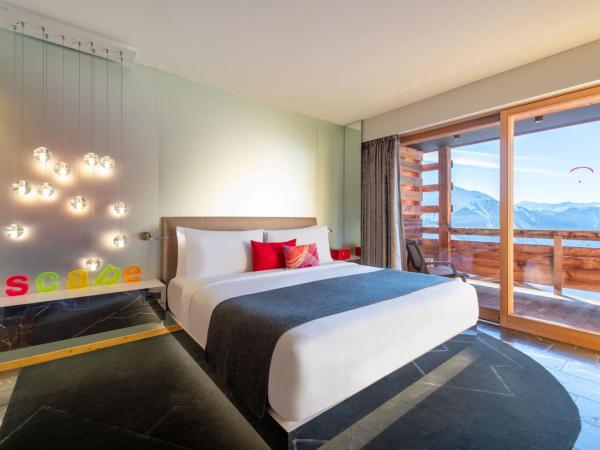 W Verbier : photo 5 de la chambre chambre spectacular avec 1 lit king-size - meilleure vue sur vallée