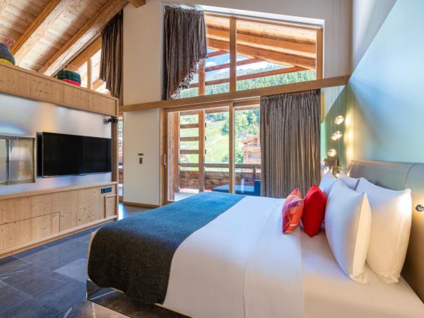 W Verbier : photo 1 de la chambre sublime suite en duplex avec vue sur la montagne