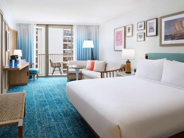 OUTRIGGER Reef Waikiki Beach Resort : photo 2 de la chambre partial ocean view 1 king