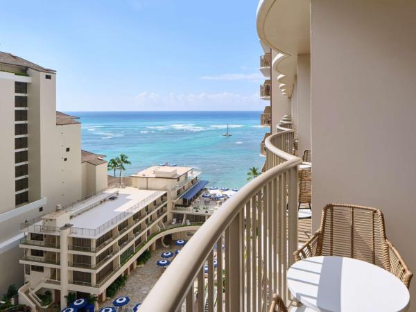 OUTRIGGER Reef Waikiki Beach Resort : photo 6 de la chambre partial ocean view 1 king