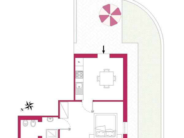 Agriturismo Il Vecchio Mandorlo : photo 6 de la chambre appartement - rez-de-chaussée