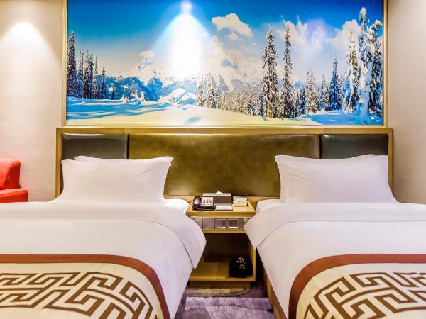 Guangzhou Huihe Hotel : photo 4 de la chambre chambre lits jumeaux Élégante