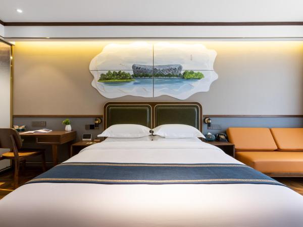 Time Traveller Boutique Hotel - Near National Olympic Sports Center , Beijing National Stadium , Olympic Forest Park , China Ethnic Museum, Guanzhuang subway station, Free laundry, Free customized tour itinerary : photo 5 de la chambre business double room(for mainland chinese guests only)