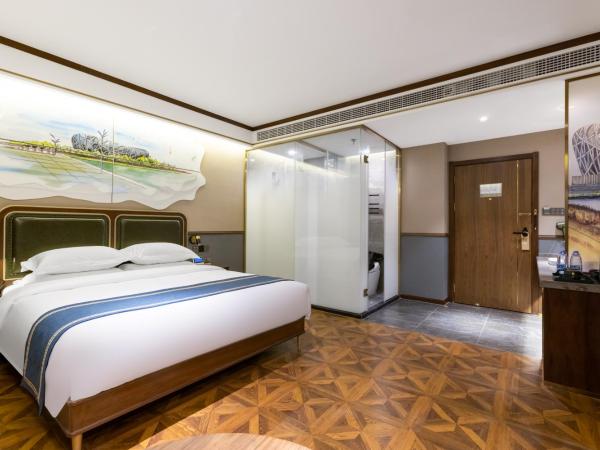 Time Traveller Boutique Hotel - Near National Olympic Sports Center , Beijing National Stadium , Olympic Forest Park , China Ethnic Museum, Guanzhuang subway station, Free laundry, Free customized tour itinerary : photo 4 de la chambre deluxe double room(for mainland chinese guests only)