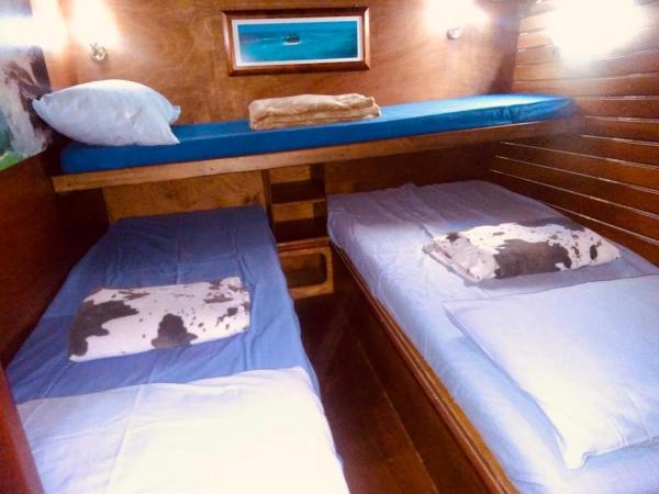 Motobarca Oceania : photo 2 de la chambre chambre lits jumeaux avec salle de bains privative séparée