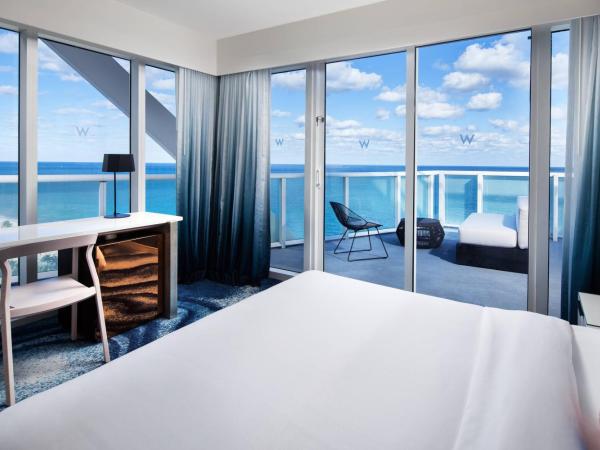 W Fort Lauderdale : photo 3 de la chambre oasis, 1 bedroom suite, 1 king, oceanfront, balcony