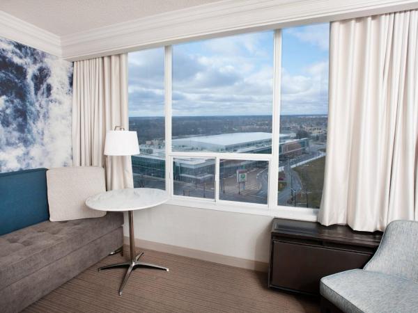 Niagara Falls Marriott on the Falls : photo 2 de la chambre chambre avec 2 lits queen-size - vue sur ville