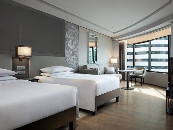 JW Marriott Hotel Bangkok : photo 1 de la chambre chambre lits jumeaux exécutive plus spacieuse avec accès au salon - vue sur ville