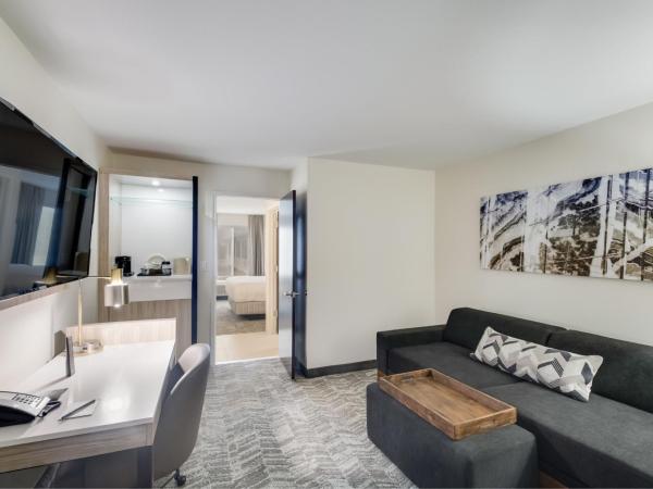 SpringHill Suites by Marriott Dallas NW Highway at Stemmons / I-35East : photo 2 de la chambre suite lit king-size avec canapé-lit