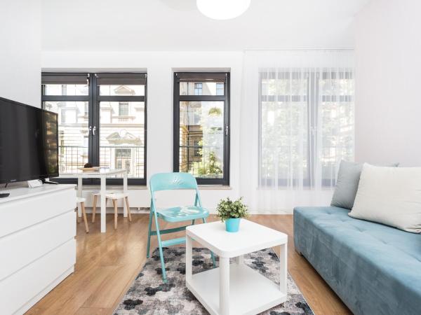 InPoint Apartments G13 near Old Town & Kazimierz : photo 5 de la chambre studio lit king-size avec canapé-lit