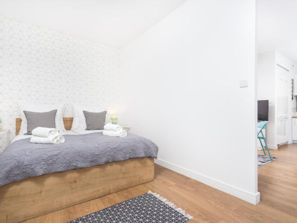InPoint Apartments G13 near Old Town & Kazimierz : photo 4 de la chambre studio lit king-size avec canapé-lit