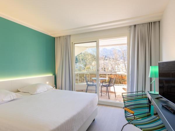 Hôtel Riva Art & Spa : photo 1 de la chambre chambre double avec terrasse - vue sur montagne