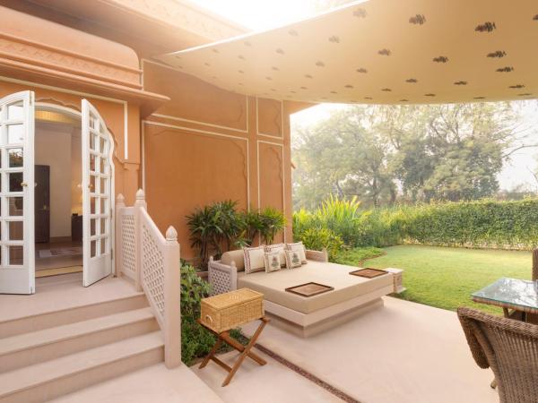 The Oberoi Rajvilas Jaipur : photo 4 de la chambre chambre premier lit king-size avec jardin privatif