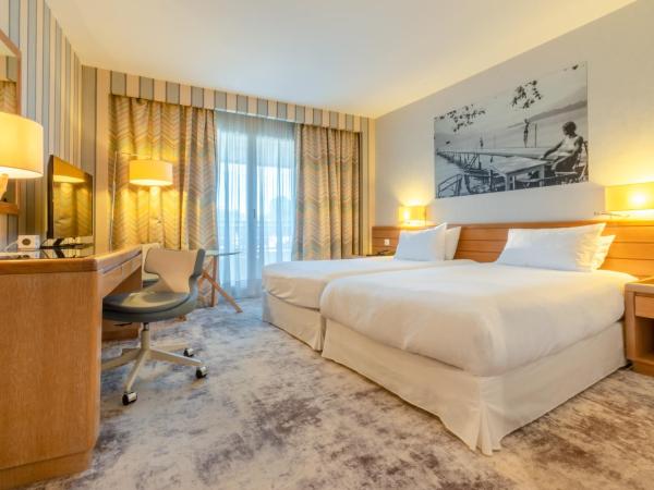 Holiday Inn Nice - Port St Laurent, an IHG Hotel : photo 1 de la chambre chambre standard 2 lits simples pour personnes à mobilité réduite avec balcon - vue sur montagne et ville