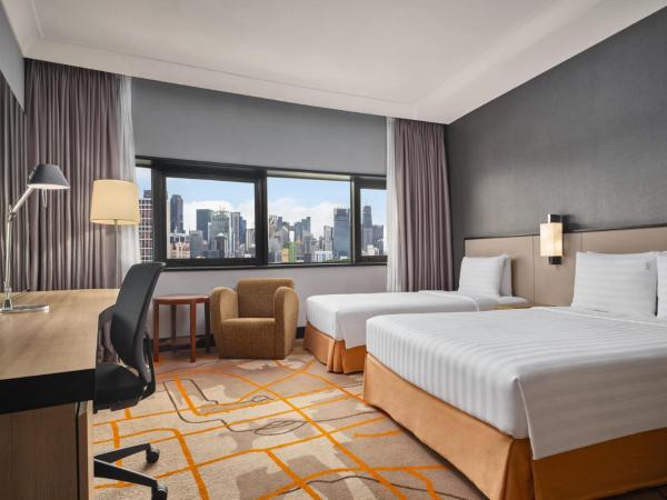 Holiday Inn Singapore Atrium, an IHG Hotel : photo 2 de la chambre chambre standard avec 1 lit double et 1 lit simple - accès au salon