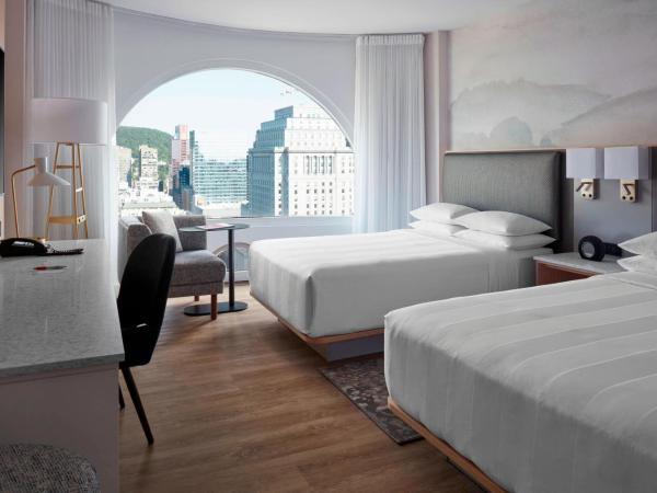 Montreal Marriott Chateau Champlain : photo 2 de la chambre chambre avec 2 lits doubles - vue sur ville