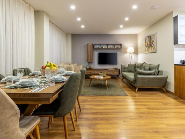 BayMari Suites Plus Florya : photo 5 de la chambre appartement 2 chambres deluxe - vue sur jardin