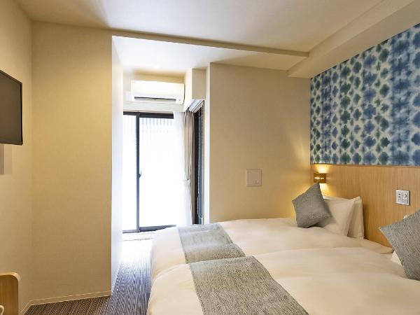 Stay SAKURA Tokyo Asakusa Edo no Mai : photo 2 de la chambre chambre lits jumeaux Économique