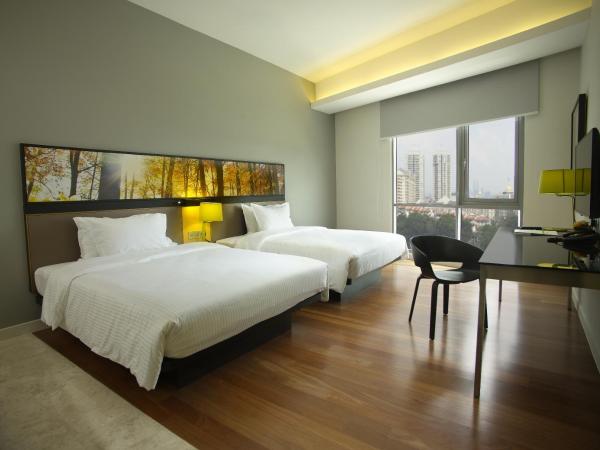 The Signature Hotel & Serviced Suites Kuala Lumpur : photo 1 de la chambre studio lits jumeaux queen-size