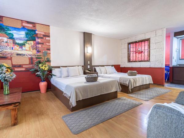 Soy Local CDMX : photo 7 de la chambre chambre quadruple standard avec 2 lits doubles