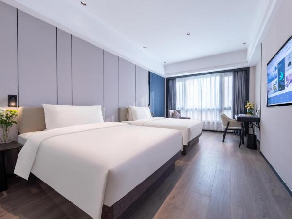 Atour X Hotel Ningbo Railway Station Liuting Street : photo 2 de la chambre jimu twin room