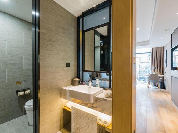 Atour S Hotel Lujiazui Oriental Pearl Shanghai : photo 2 de la chambre jimu twin room with garden view