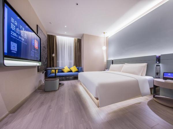 Atour S Hotel Tianjin Binjiang Road Hanglung Plaza : photo 3 de la chambre chambre double supérieure avec fenêtre intérieure