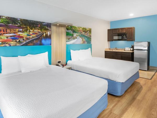 Days Inn & Suites by Wyndham San Antonio near Frost Bank Center : photo 6 de la chambre chambre 2 lits queen-size - non-fumeurs