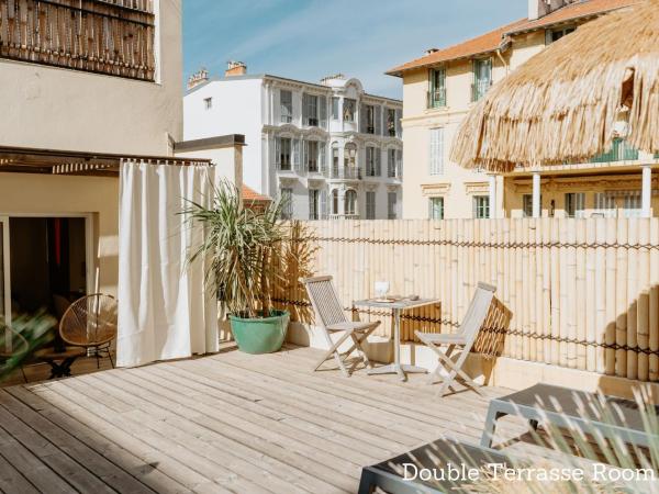 Palm Boutique Hôtel Nice : photo 7 de la chambre chambre double avec terrasse