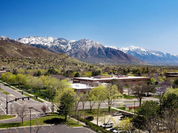 Salt Lake City Marriott University Park : photo 3 de la chambre chambre double ou king avec vue sur la montagne