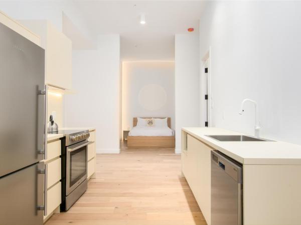 Les Lofts St-François - Par Les Lofts Vieux-Quebec : photo 3 de la chambre loft 1 lit queen-size et lits superposés - sf103