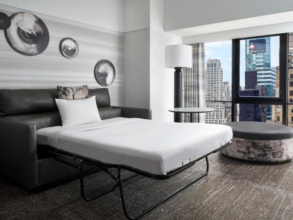 New York Marriott Marquis : photo 3 de la chambre chambre lit king-size avec canapé-lit (sur demande)