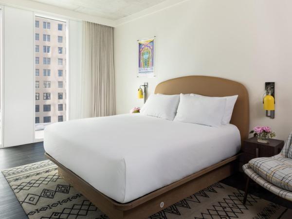 Hyatt Centric Congress Avenue Austin : photo 2 de la chambre chambre lit king-size pour personnes à mobilité réduite avec douche accessible aux personnes à mobilité réduite