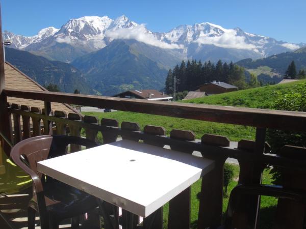 Chalet Gabriel : photo 5 de la chambre studio - vue sur mont-blanc